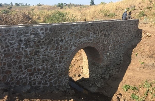 Probably the first brick/stone arch in Malawi!!